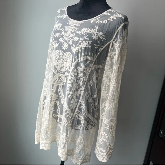 NWT Cato Delicate Lace Blouse - Large - Picture 14 of 14